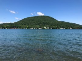 View of Cooks Mountain to the west