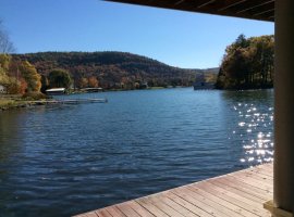 * Looking South from the Boathouse *