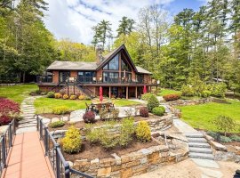 View of the home from the sun deck
