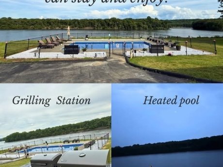 20% OFF BY TRACK & TOWN! Saratoga Waterfront & Venue - 8 Beds, Inground Heated Pool, Sauna