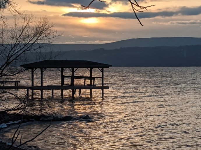 Peace of the Lake Canandaigua, Lake Finger Lakes of NY